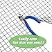 HITTITE Hardware Cloth 1/2 inch 48 x 50 ft, 19 Gauge Welded Black PVC Coated Wire Mesh, Galvanized Welding Chicken Wire Fence Mesh for Chicken Coop and Home Improvement Projects.
