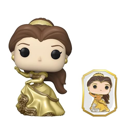Funko Pop! Ultimate Princess Collection - Belle Pop &Amp; Pin Vinyl Figure - Shop Exclusive