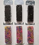 3000 ct Rubber Hair Bands - Assortment of Colors