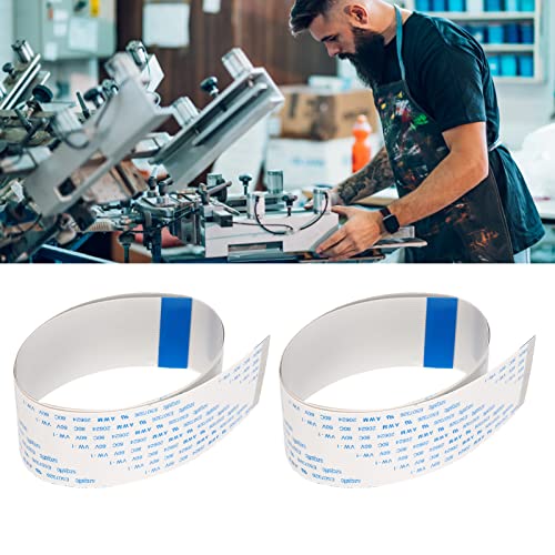 GOTOTOP 2Pcs Printer Flat Data Cable, Fast Transmission Flat Cable for XP600, for Aerospace, Electronics, Instruments, Phones, Printers (30cm)