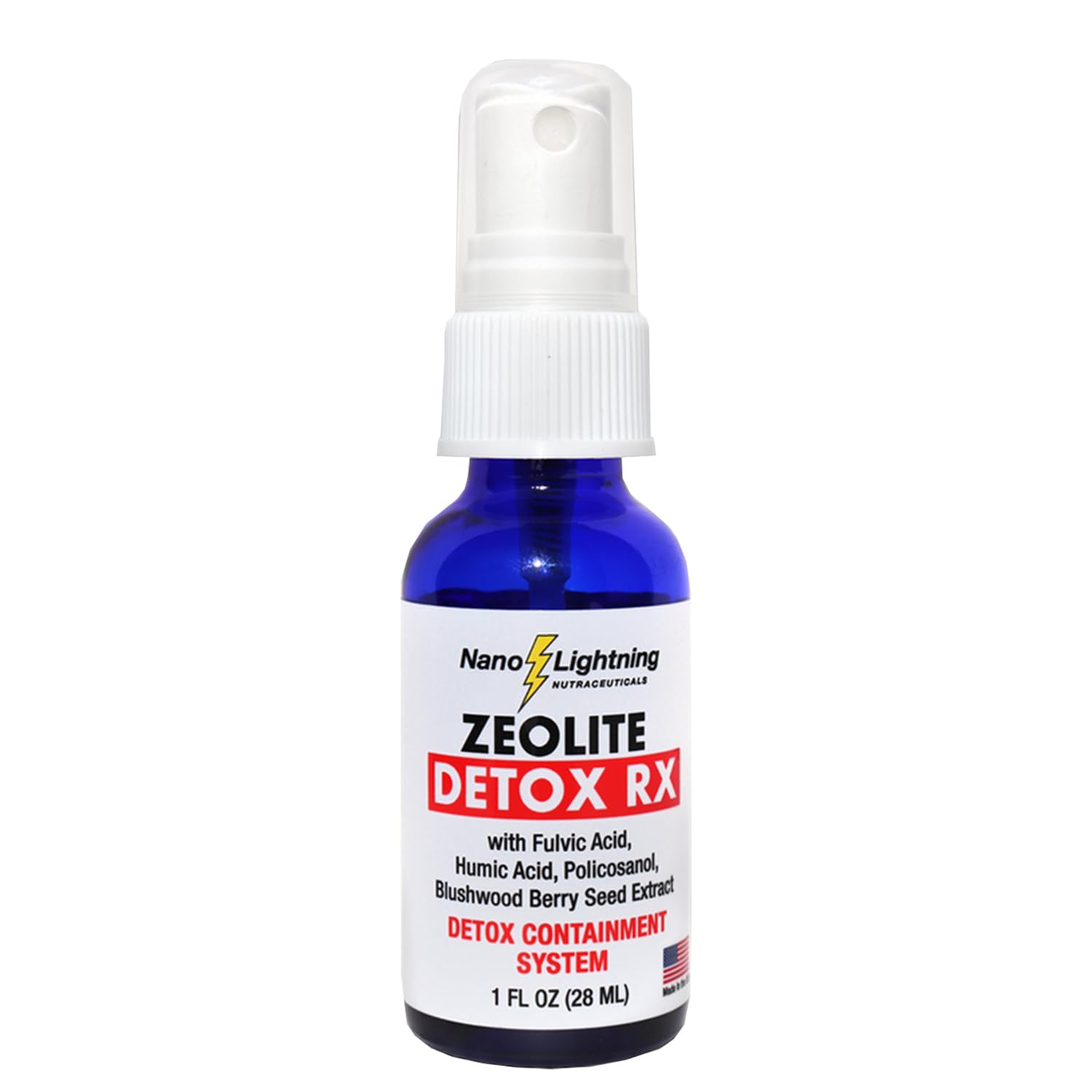 Zeolite Detox Rx Zeolite Detox Nanotechnology Detox Supplement, Unmatched Purity, Superior Absorption Supplements, Blushwood Seed Extract