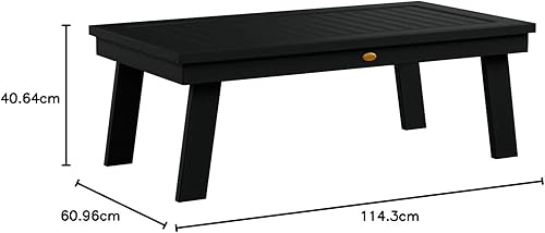 Vista 19 de Highwood Mesa de centro Adirondack, Whitewash