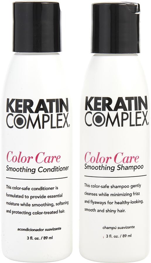 Keratin Complex by Keratin Complex Keratin Color Care Smoothing Shampoo & Conditioner Duo 3 OZ x 2 (New White Packaging) Keratin Complex by Keratin Complex Keratin Color Care Smoothing Shampoo & Conditioner Duo 3 OZ x 2 (New White Packaging)