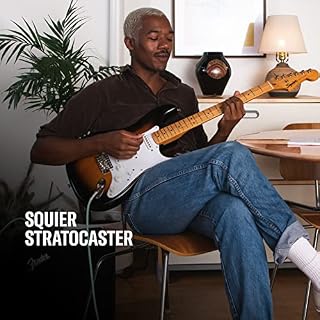 Squier by Fender Classic Vibe 50s Stratocaster Sunburst deux tons, guitare électrique solid-body, pour droitiers - Les Beatles, Paul McCartney, John Lennon, RIngo Starr, George Harrison Squier by Fender Classic Vibe 50s Stratocaster Sunburst deux tons, guitare électrique solid-body, pour droitiers – Image 6