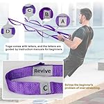 Stretching Strap Yoga Strap with 10 Loops, Non-Elastic Stretch Band for Physical Therapy, Flexibility, Exercise, Pilates, Dance & Gymnastics Workout - Image 3