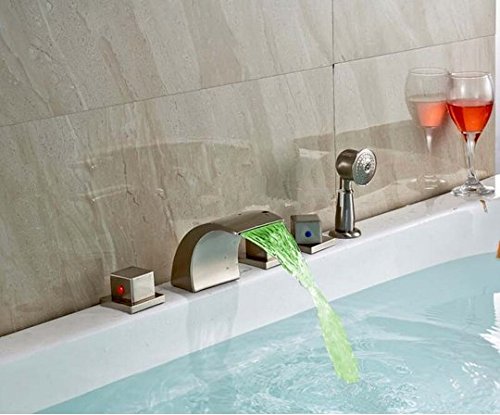 Robinet mitigeur cascade LED Gowe donnez vie à votre salle de bain
