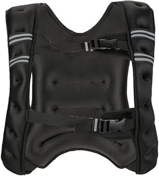Weighted Vest for Men Women, 12 16 20 25 30 Lbs Weights Included, Workout Equipment Strength Training Weight Vest for Training Workout, Jogging, Cardio, Walking