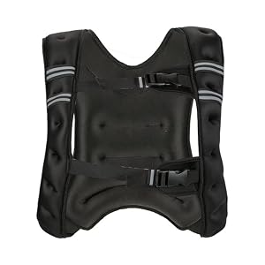 Weighted Vest for Men Women 12 16 20 25 30 Lbs Weights Included Workout Equipment Strength Training Weight