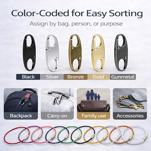 PPDVUUT Zipper Locks 10-Pack