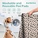 Furthrive Washable Pee Pads for Dogs with Pheromone Attraction, Reusable Puppy Pads, Waterproof Non-Slip Training Pad, 31.25 × 27.25 in, Pet-Friendly for Crates, Apartments, Puppy Supplies (One Unit)