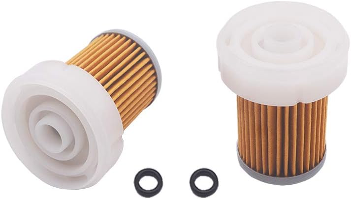 2 Pcs Replacement 6A320-59930 Fuel Filter with O ring for Kubota B3030 B7400 L3800DT L3800F RTVX1120DW RTVX1140R