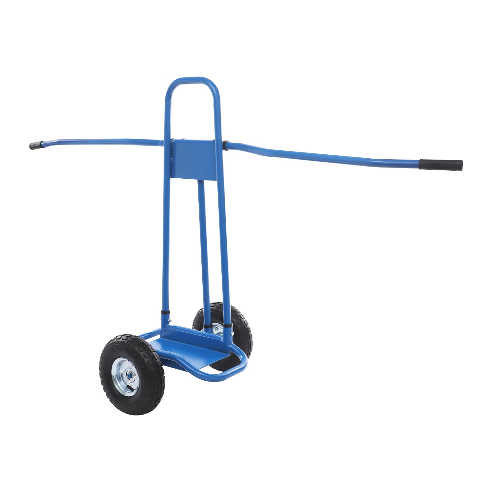 Carro de transporte con placas Dolly, carrito de hierro, para transportar placas grandes con ruedas antideslizantes, para obras de construcción, almacenes, hogares de hasta 220 kg, color azul