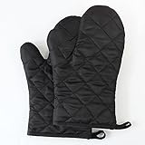 CQXSYTBN 2 Stück Ofenhandschuhe Hitzebeständig – Topflappen Handschuhe 28×14 cm, Dick...