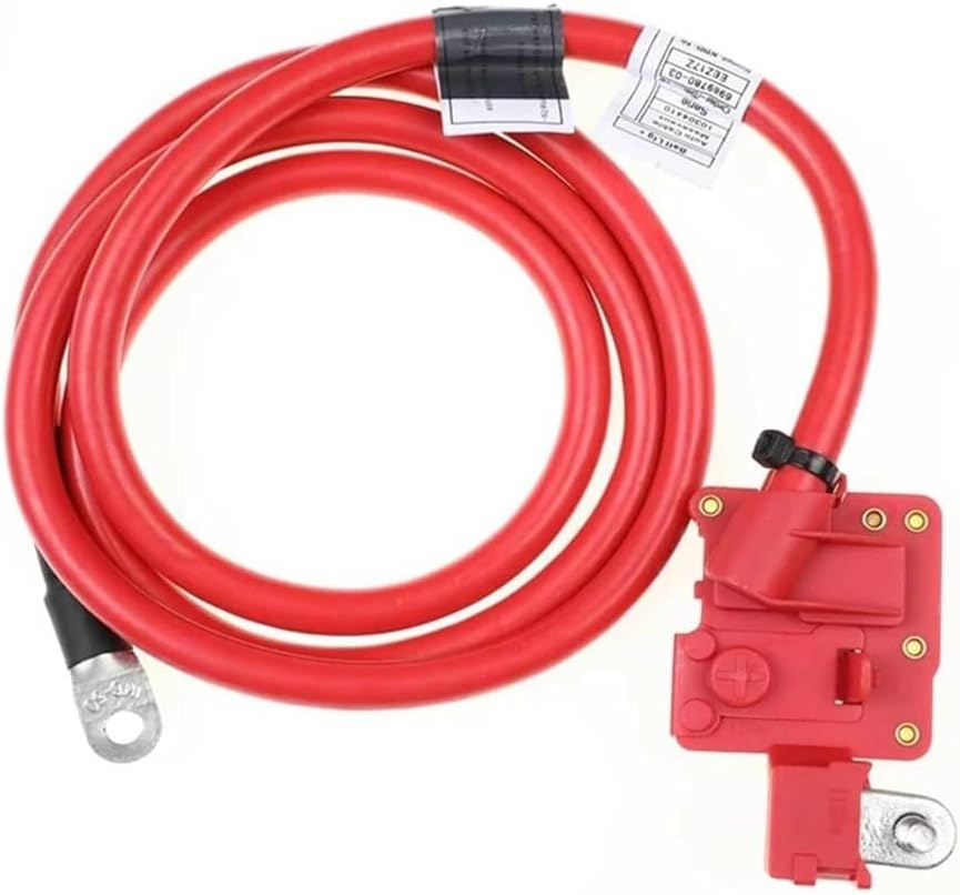 Replacement For BMW 5 Series E60 2004-2010 (525i, 528i, 530i, 535i, 545i, 550i) Positive Battery Terminal Cable, Replaces OEM Part # 61126989780, Battery Power Wire Connector Harness