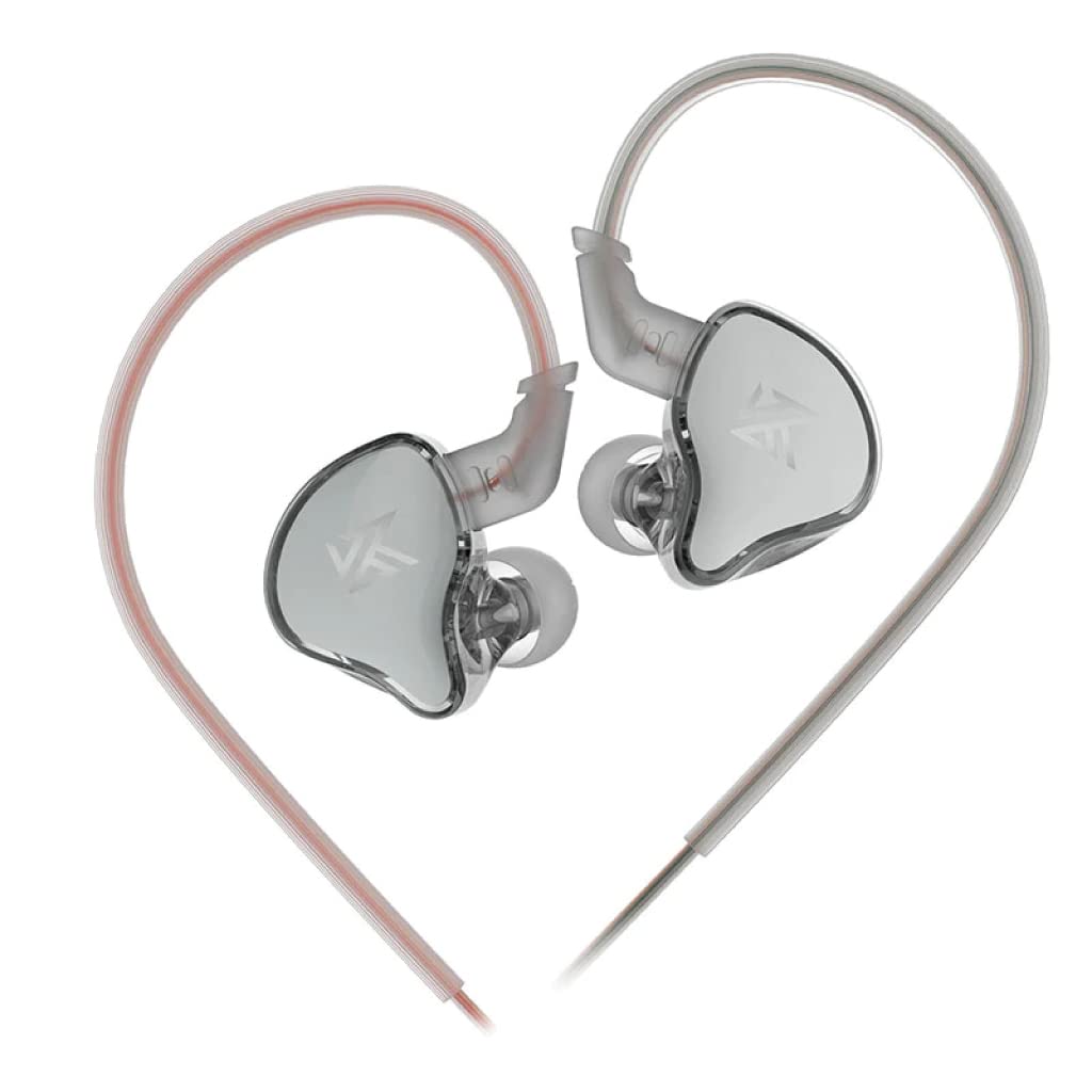 KZ EDCX Wired IEM10mm Dynamic Driver | PET Diaphragm | Transparent PC Cavity | HD Microphone | U-Shaped Tuning | Detachable Cable | OFC Cable | Lossless Transmission | Beautiful Design | 3.5mm pin