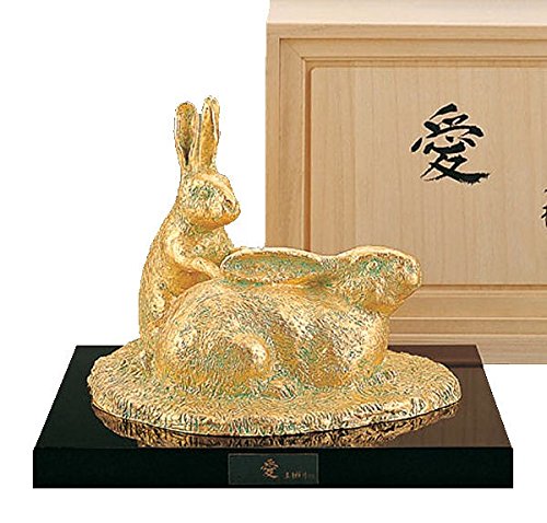 富永直樹 定価25万ブロンズ製 金箔仕上げ 御神鷄 ひとみ桐箱付き 富永直樹 本金箔ブロンズ『御神鶏』 - 国内外の優れた伝統工芸品