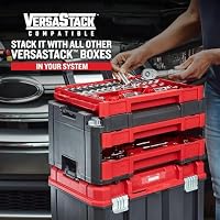Craftsman 262-Piece Mechanic Tool Set with 3-Drawer VERSASTACK Box, SAE and Metric Socket Set, Car and Motorcycle Tool Kit with Combination Wrenches and Spark Plug Sockets, 90-Tooth (CMMT45309) — image 10