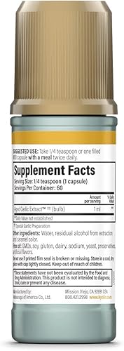 Miniatura 7 de Cápsulas con extractos de ajo añejado Kyolic, fórmula 100 original cardiovascular, 10021, líquido, 1, 1