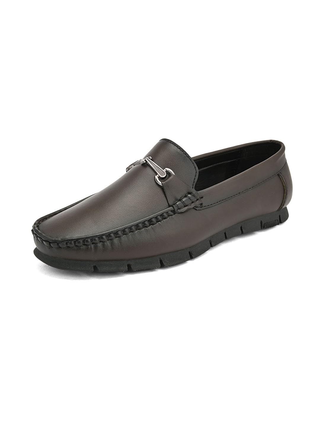 SIR CORBETT Brown Synthetic Leather Formal Buckle Loafers Shoes for Man - 10 UK (B0CQKBZ8WR) Amazon Price History, Amazon Price Tracker