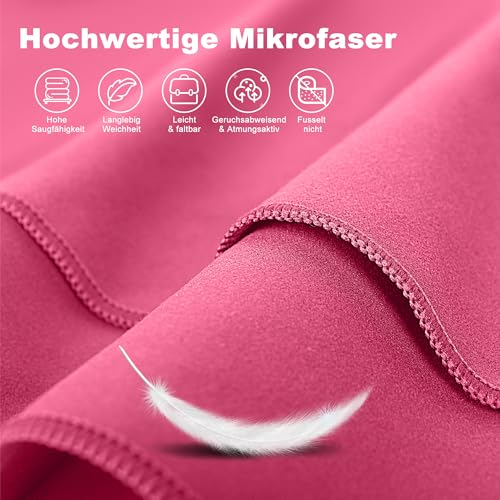 HiiPeak Mikrofaser Handtuch Kompakt und Leicht Microfaser Handtücher Fitness Schnelltrocknend microfaser Badetuch Saugfähiges Sporthandtuch… – Ansicht 4