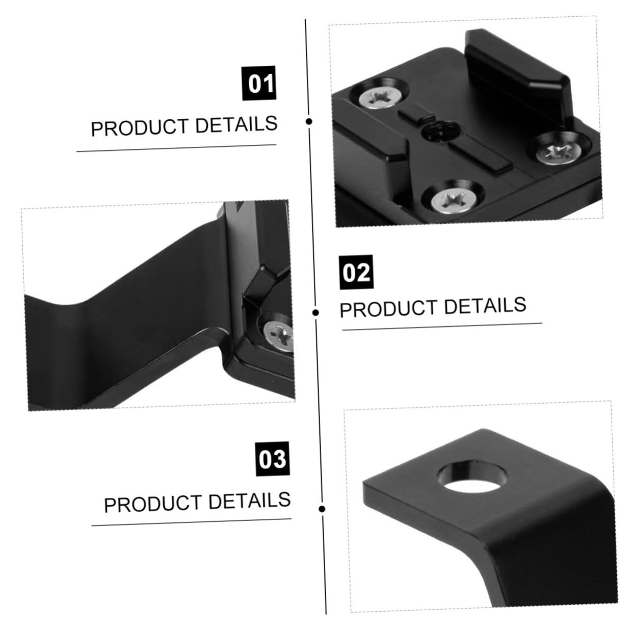 BRIGHTFUFU Motorcycle Rearview Mirror Mount for Action Camera Camera Holder Accessory for Motorbike Durable Design for Capturing Compatible with and Similar