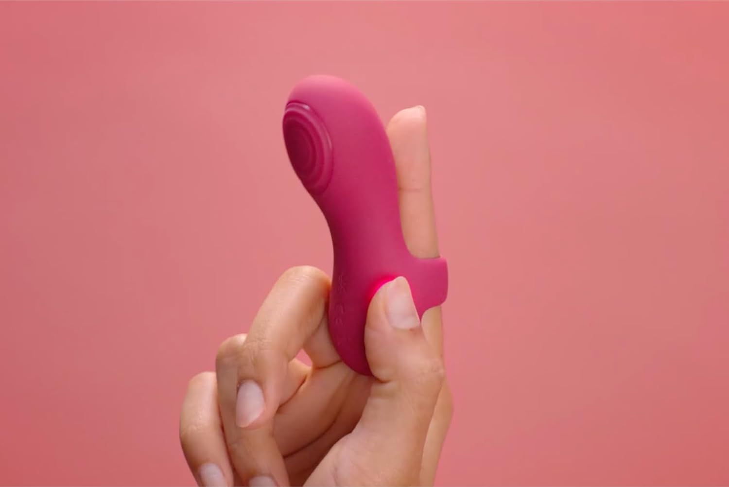 BELLESA Finger Pro Thump Finger Vibrator | Clitoral Stimulation | Silicone | Waterproof | USB Rechargeable