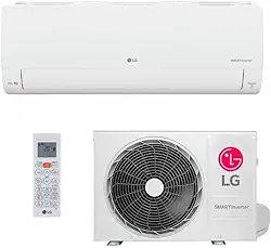 Ar Condicionado Split Smart Inverter Hi Wall LG + IA 12000 BTUs Frio S3UQ12JA31E.EB2GAM1-220V
