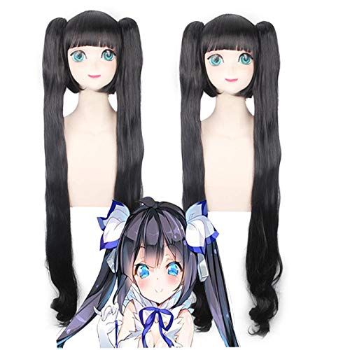 Sword Oratoria Hestia Kami Sama Cosplay Wig Heat Resistant Synthetic Wigs for Halloween Costume Party Role Play+Wig Cap