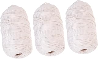 SEWACC 3 Pçs Tapeçaria Para Pendurar Parede Manta De Tapeçaria Tecida Macramê Algodão Macramê Cabo Artesanal Fio De Urdidura Corda De Algodão Natural Corda De Algodão Natural Sem