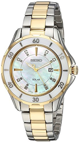 [�Z�C�R�[]Seiko Watches �r���v Seiko 'DIAMOND SOLAR' Quartz Stainless Steel Casual Watch, SUT338 ���f�B�[�X [���s�A���i]