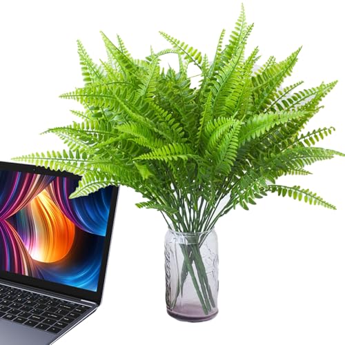Genérico Plantas Artificiales para Exteriores - Helechos Falsos para Interiores,Simulación Natural Realista Verde para Familia Amigos Pareja