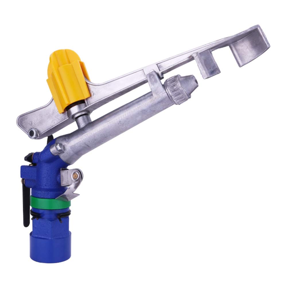 Irrigazione a percussione Irrigatori Ugello in lega Irrigazione Irrigatore Pistola ad acqua Irrigatore a 360 gradi Irrigatori da campo regolabili (DN65)