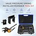Kuntech Valve Pressure Spring Installer Remover Tool Kit, Valve Spring Removal Pliers Compatible with BMW B38 B48 B58 Engines, Valve Slider Fixing Tool Set with Carrying Case & Gloves