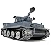 1/16 2.4ghz Remote Control German Tiger I Gray Color Tank Adults Model Toy(Upgraded/Metal Road Wheel & Tracks & Sprocket Wheel & Idle Wheel)(Steel Gear Gearbox)(5000mah Nimh Battery)(Airsoft)