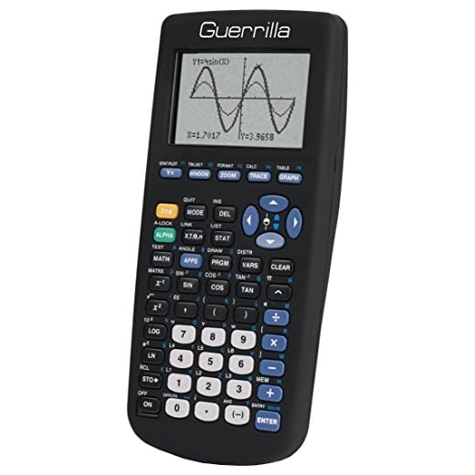 Guerrilla TI83BLKSC Capa de silicone para calculadora gráfica Texas Instruments TI-83 Plus, preta