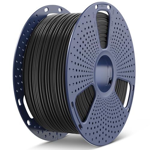 Image of SUNLU Large Spool 2.7KG ABS Filament, Durable and Heat-Resistant with Excellent Toughness, Compatible with 99% of FDM 3D Printersm, Big Roll Filament, 1050 Meters, ABS Black