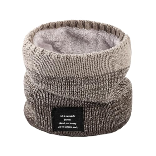Polaina de pescoço masculino inverno, lenço de inverno para homens | Lenço térmico de inverno espess