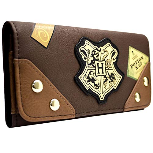 Cartera de Harry Potter Ollivanders El Caldero Chorreante Tronco marrón