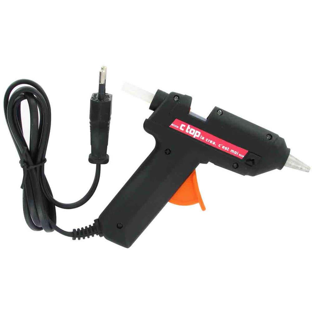 CTOP Pistolet à Colle (Glue Gun) 13 cm + 2 bâtons