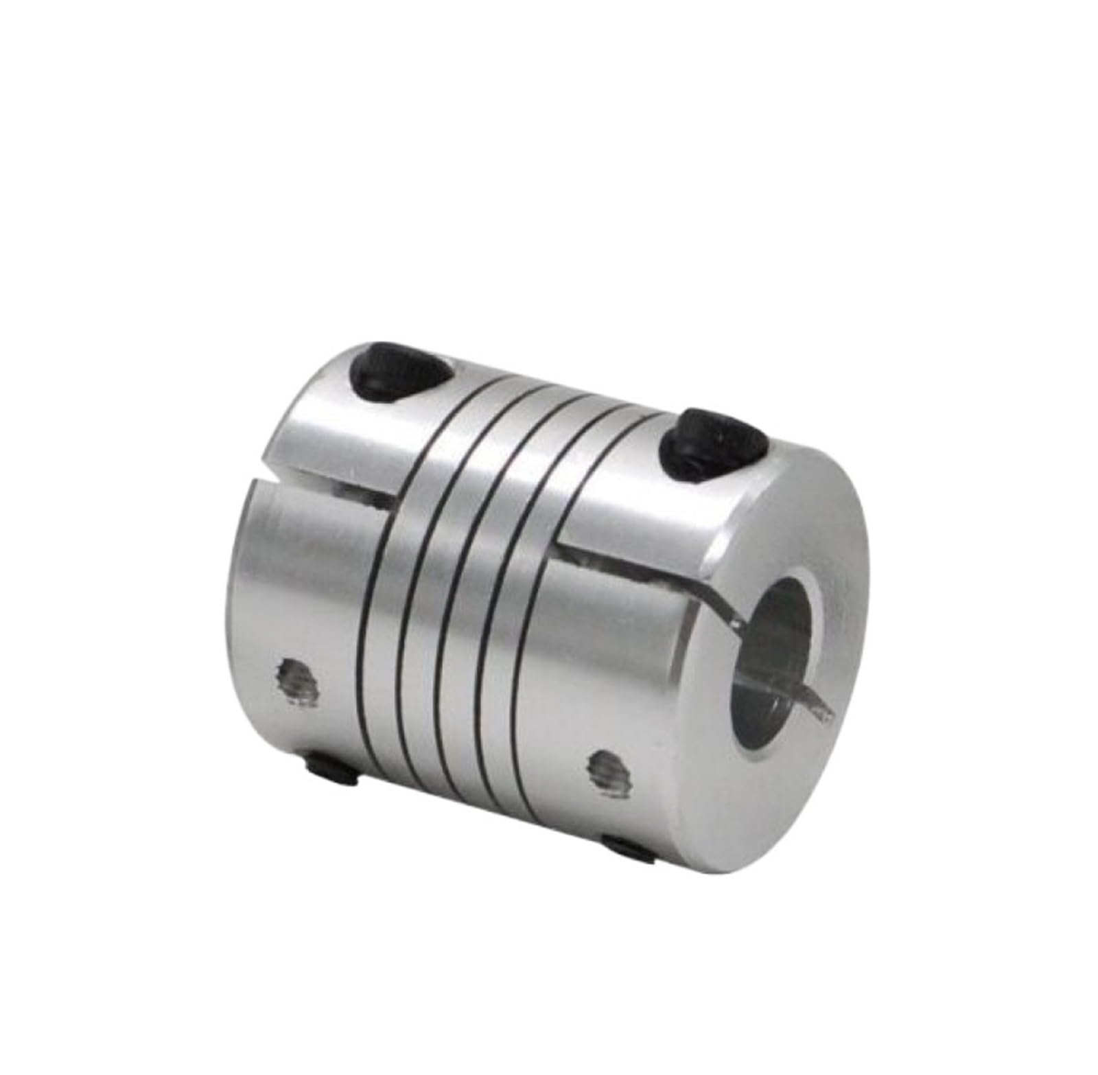 Rigid coupling,Stainless steel rigid coupling 2pcs 6/8/10/11/12/14/16mm D32L40 Aluminium Flexible Shaft Coupling(12mmX16mm)