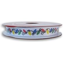 Christmas Lights Ribbon - 3/8 Inch x 30 Feet