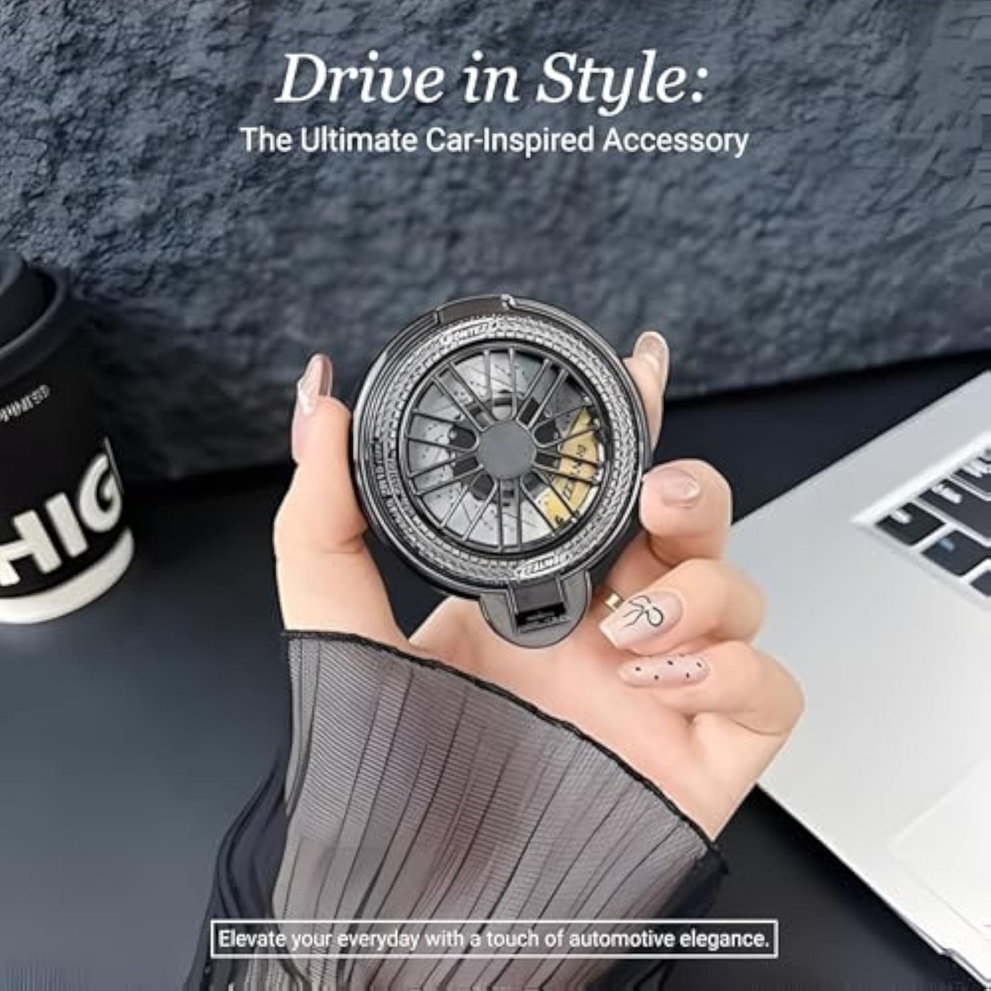 Rotating Mobile Phone Ring Holder & Stand