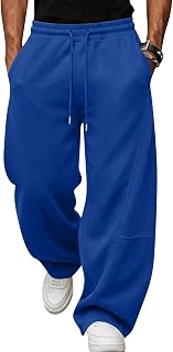 Baggy Sweatpants for Men Loose Fit Comfy Wide Leg Sweatpants Track Pants