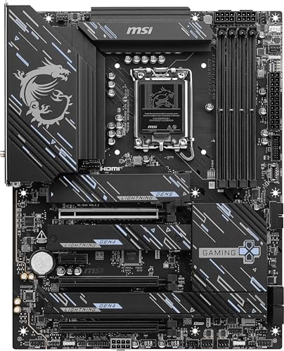 Image of MSI Z890 Gaming Plus WiFi Gaming Motherboard (Supports Core Ultra Series 2 Intel Processors, LGA 1851, DDR5, PCIe 5.0, M.2, SATA, 5Gbps LAN, USB Type-C, Wi-Fi 7, Bluetooth 5.4, Thunderbolt 4, ATX)