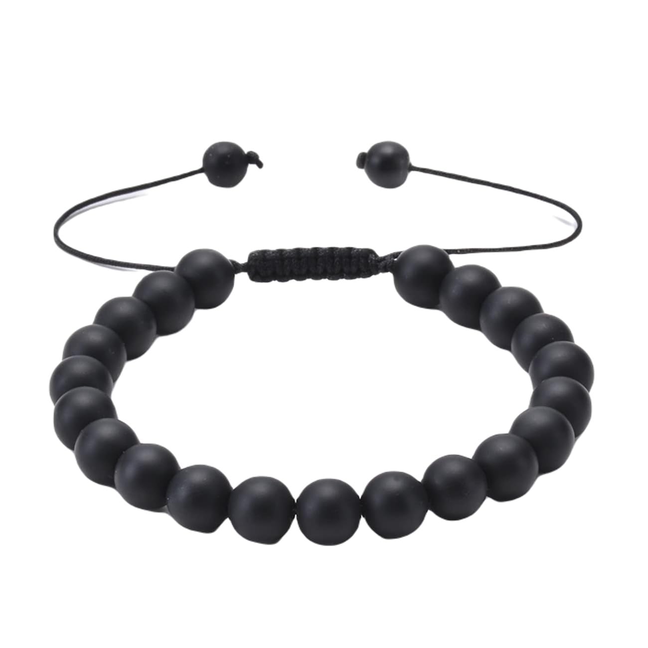 Schmuckarmband gewebt, verstellbar für Sie und Ihn, Naturstein-Perlenarmband Herren mit Edelsteinen 18 mm, tolle Geschenkidee, handgefertigt – 18 cm. Haushaltsarmaturen