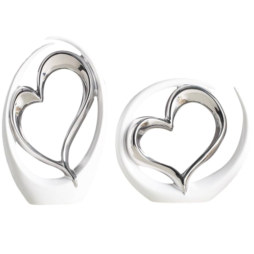 ハート型デザイン置物 Amazon.co.jp: JAnjiaLxY ハート オブジェ 1個 置物 インテリア