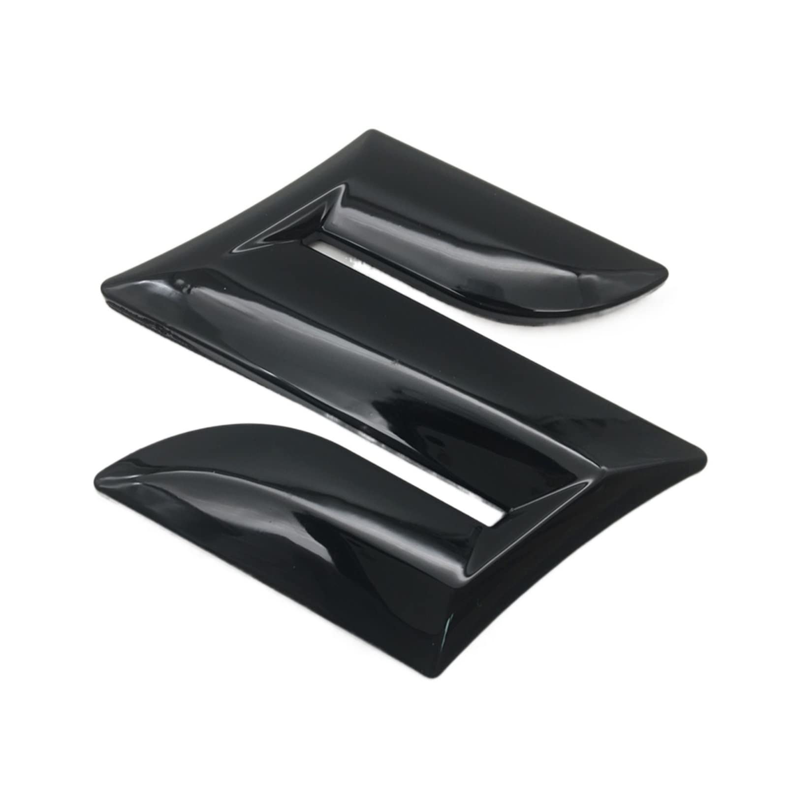 STUFYCar Rear Trunk Emblem Light Styling Fit For Suzuki Badge Sticker Accessories (Size : 10cm-black)