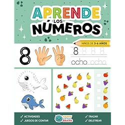 Aprender los NÚMEROS para niños de 3 a 6 años: Cuaderno para Aprender a Contar y Escribir Números | Actividades de Matemáticas (Caligrafía para niños: aprende letras y números) 4 Aprender los NÚMEROS para niños de 3 a 6 años: Cuaderno para Aprender a Contar y Escribir Números | Actividades de Matemáticas (Caligrafía para niños: aprende letras y números)