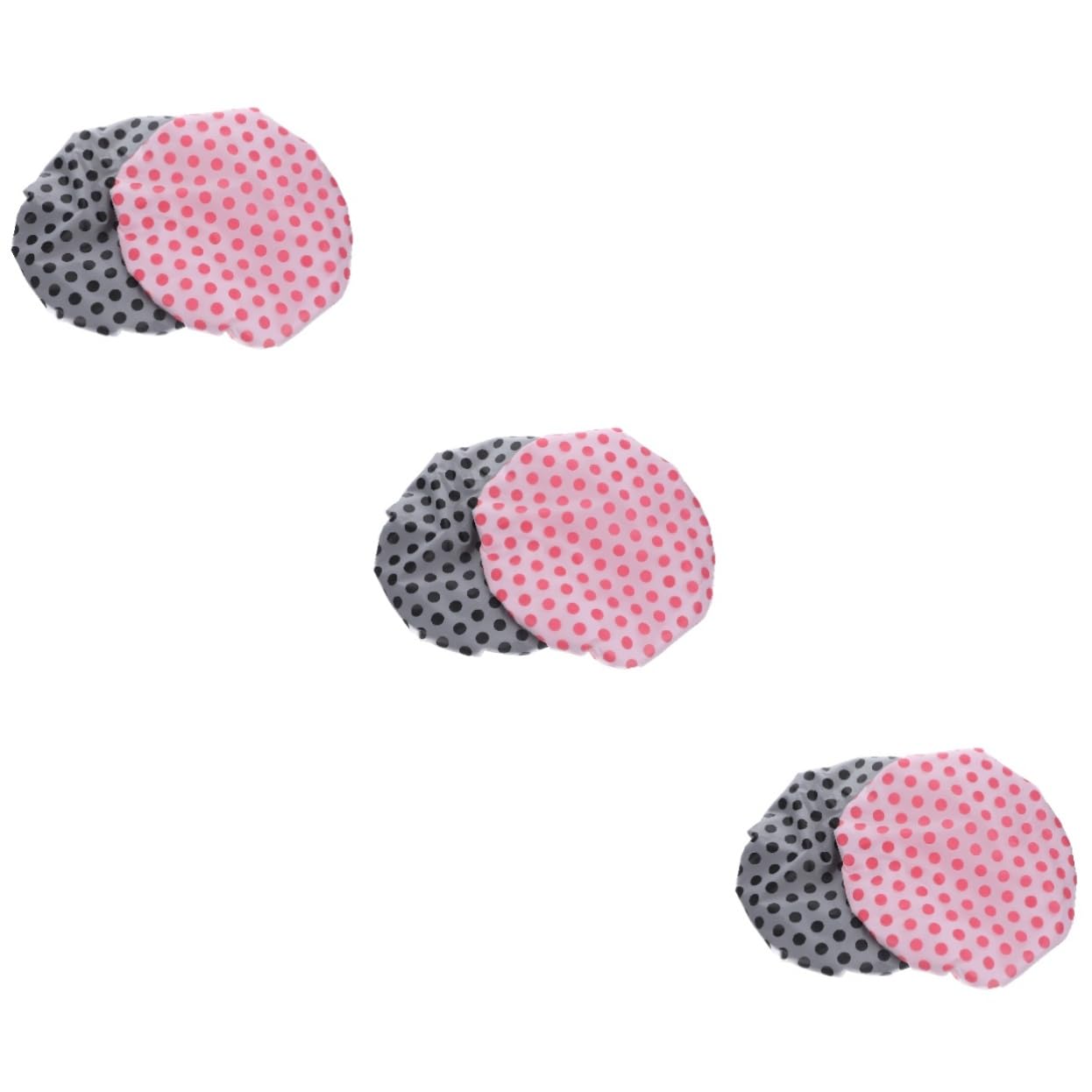 FOMIYES 6piezas Gorros De Reutilizables De Satén Ajustables y Cómodos Para Baño y Confeccionados Material y Absorbente Para Cuidado Del Cabello y Protección La