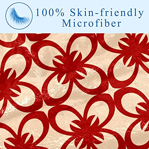 Couverture douce motif floral imprimé sans couture lit canapé plage